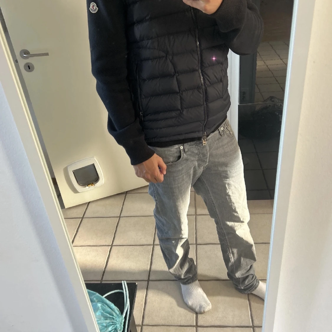 Mörkblå cardigan från Moncler - 4