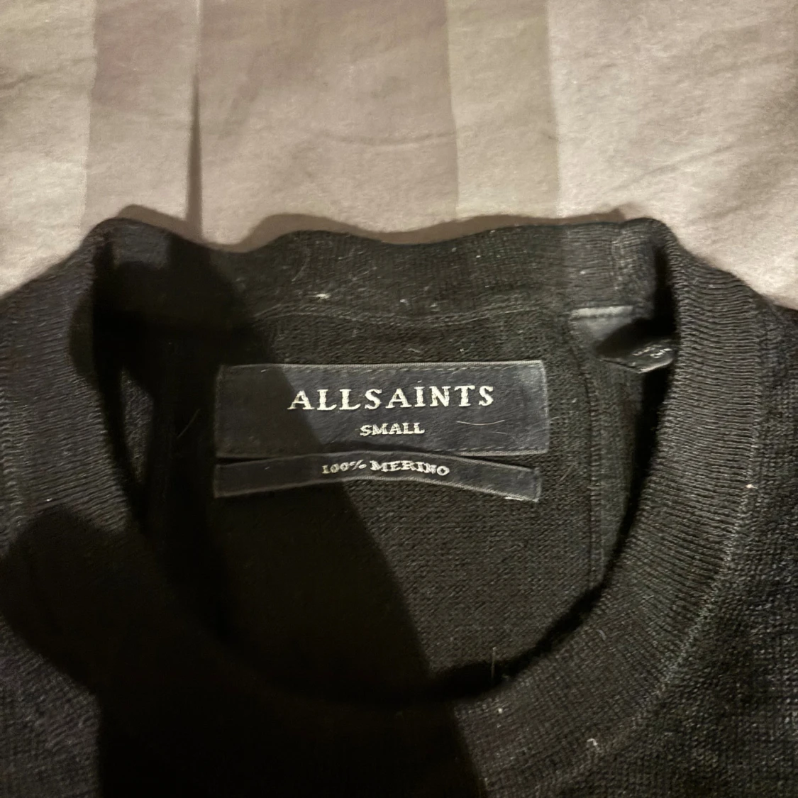 Svart merino tröja från allsaints - 2