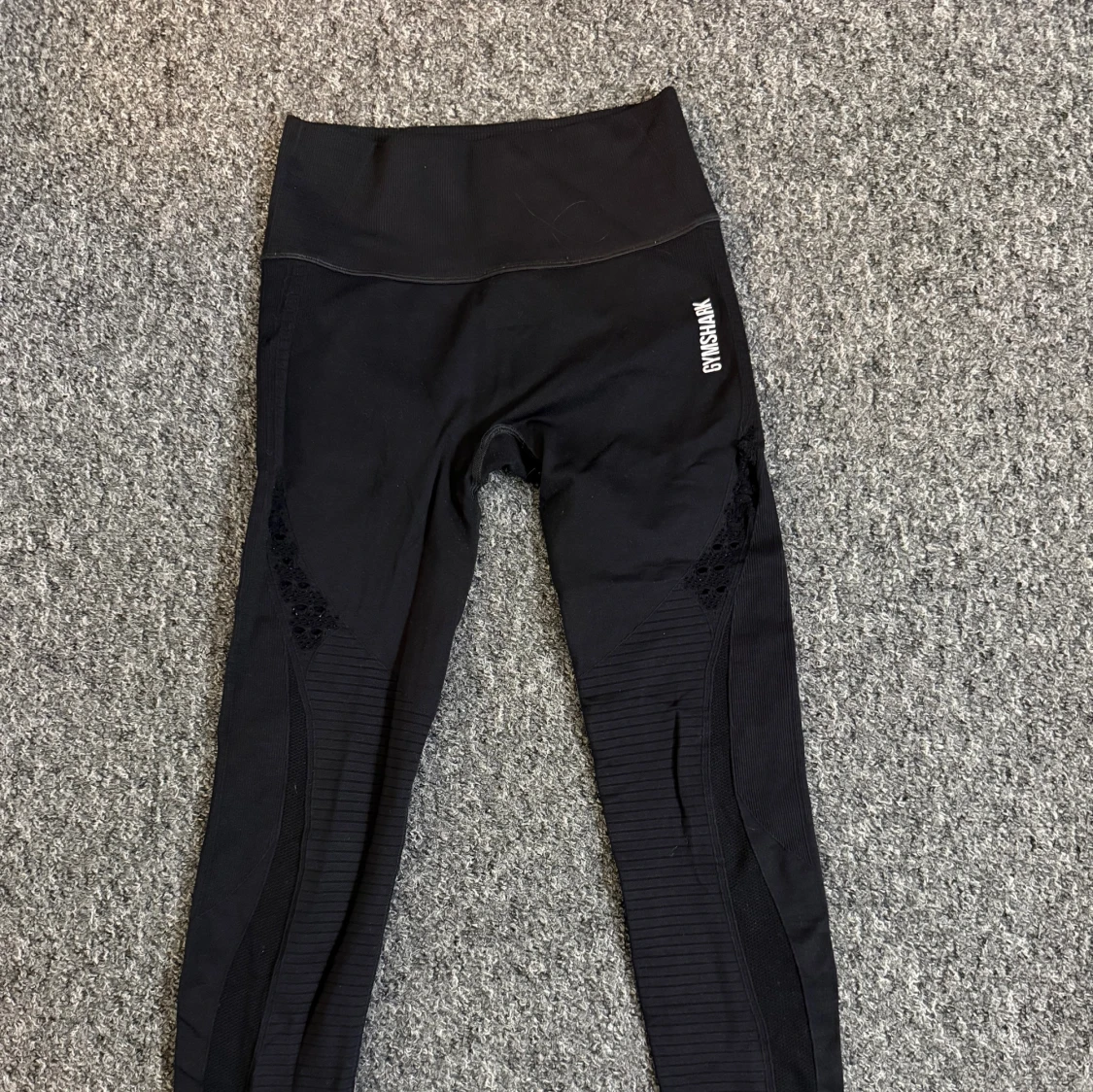 Svarta Gymshark leggings med hög midja