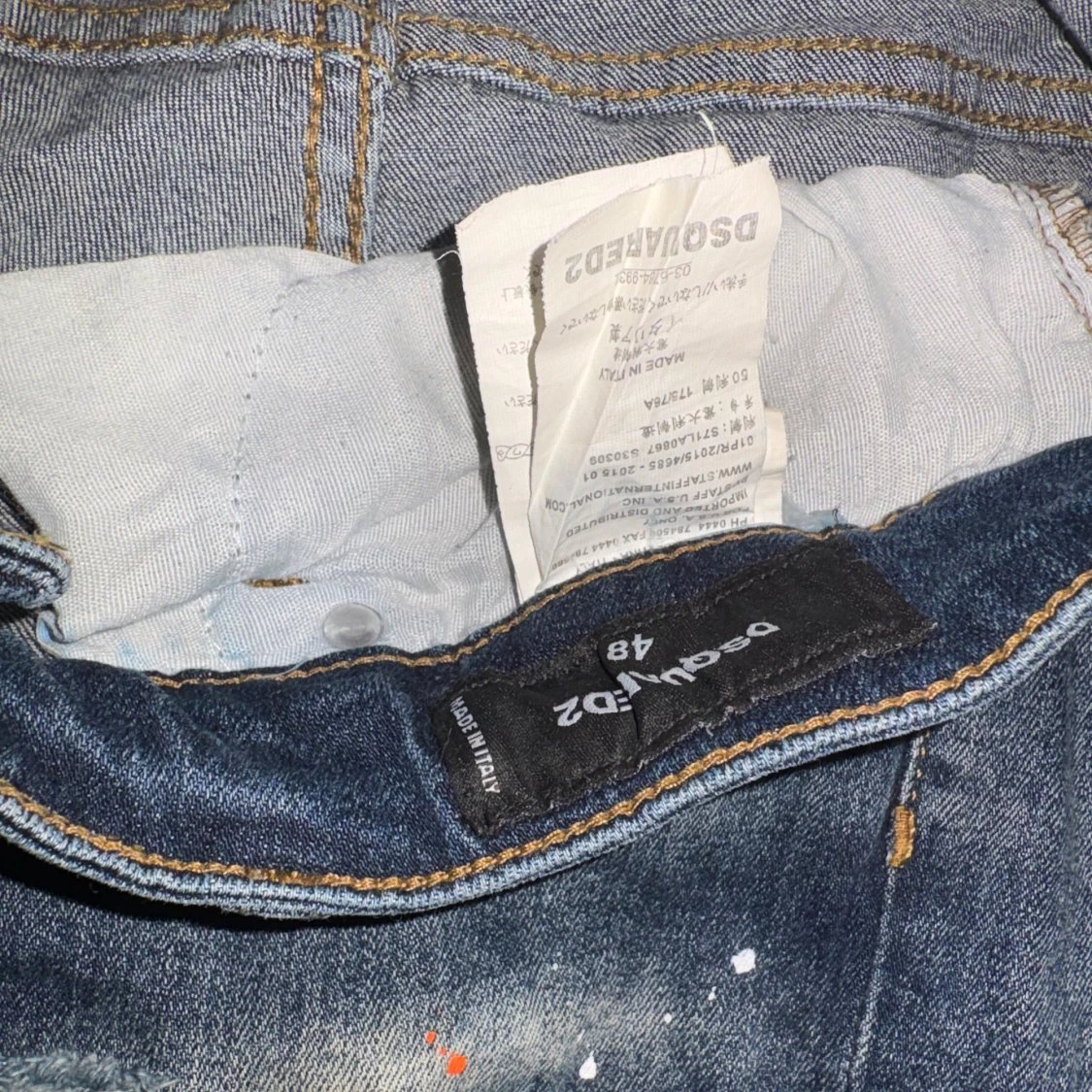 Dsquared2 jeans med färgstänk - 2