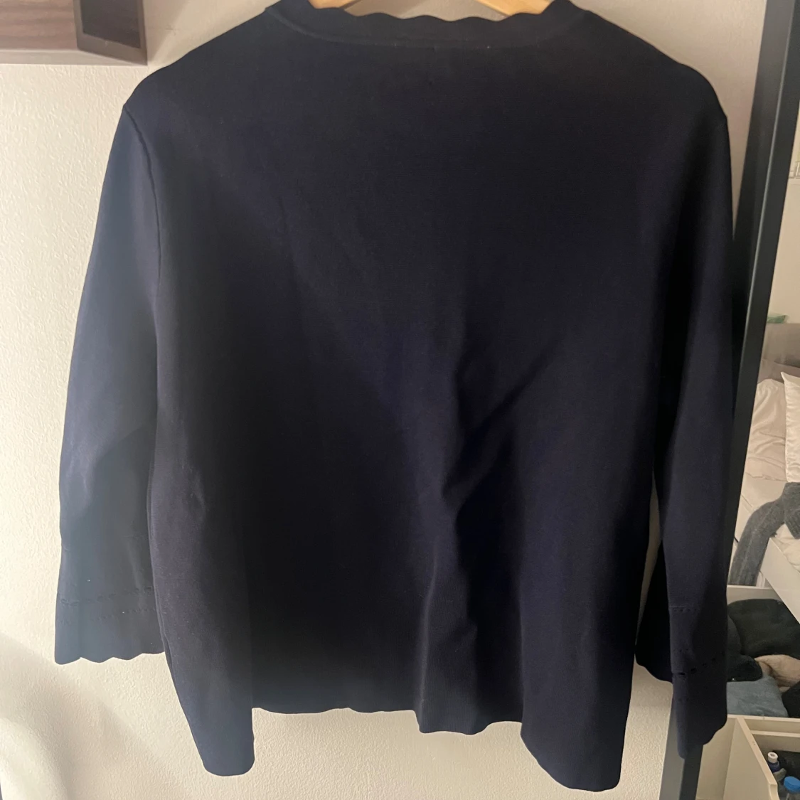 Mörkblå trekvartsärmad tröja H&M - 2