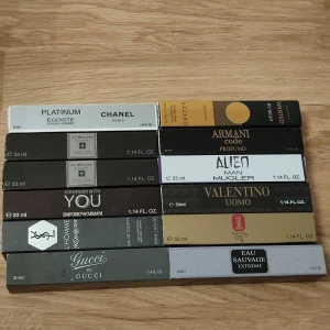 LAGERTÖMMNING - Hjälp oss nu tömma lagret inför en stor kommande leverans! Just nu erbjuder vi dessa parfymer för män till ett fantastiskt pris. 1 = 200kr. 2 = 350kr. 3 = 400kr. 5= 470kr. Eller köp alla parfymer på bilden för 1000kr, 12st totalt, det är ett genomsnitt på 83kr per parfym.