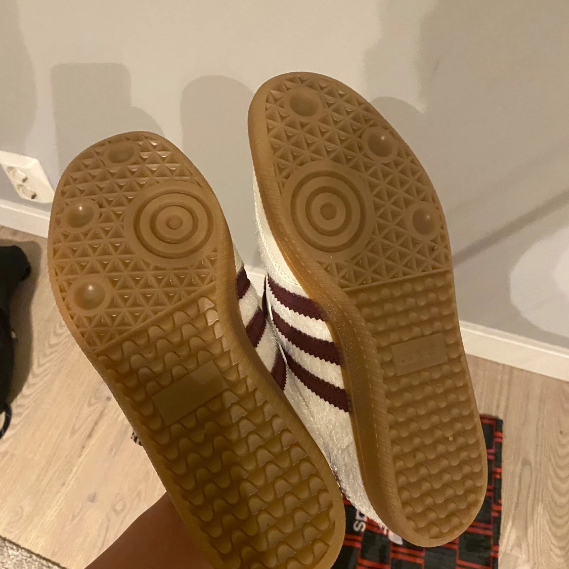 Adidas Samba Wales Bonner vinröd/vit - 1