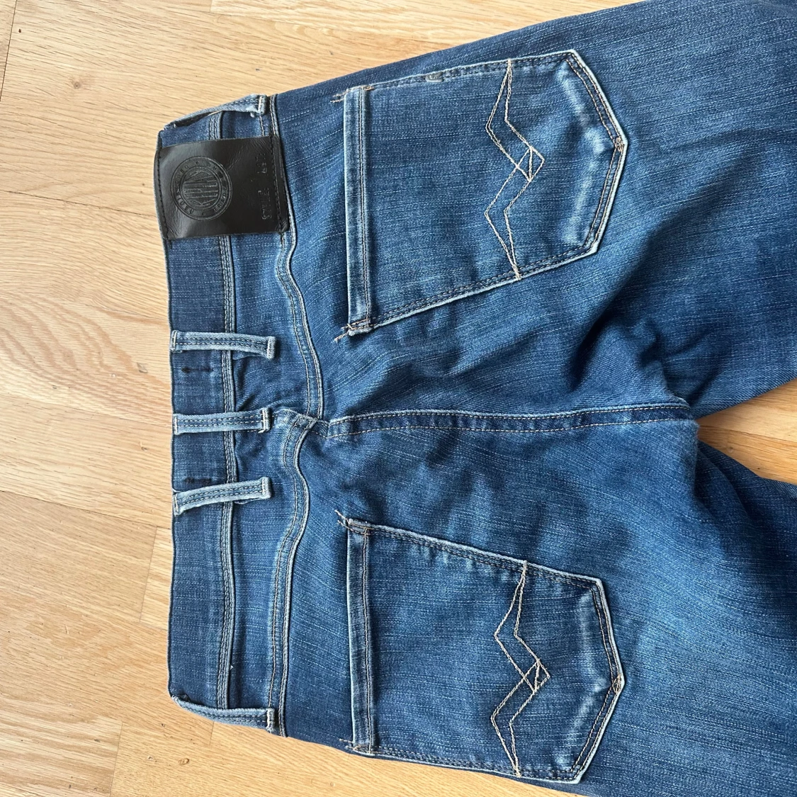 Blå Replay hyperflex Anbass jeans herr, waist 28, length 32  - 1