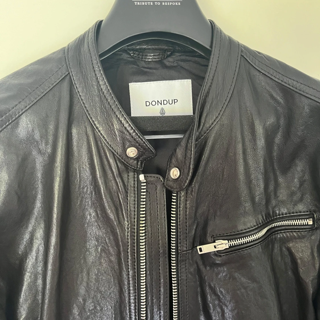 Svart skinnjacka från Dondup - 1