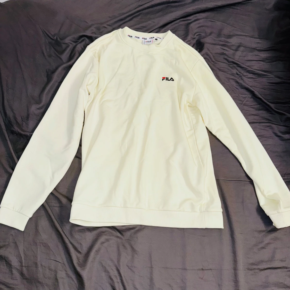 Vit långärmad tröja från FILA