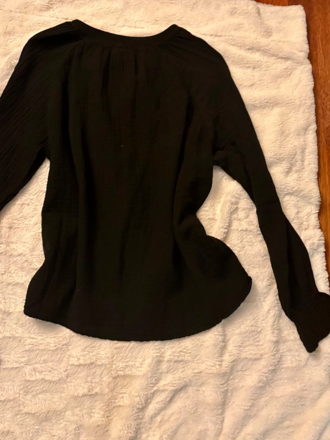 Svart blus i bomull. Mix by heart - 1