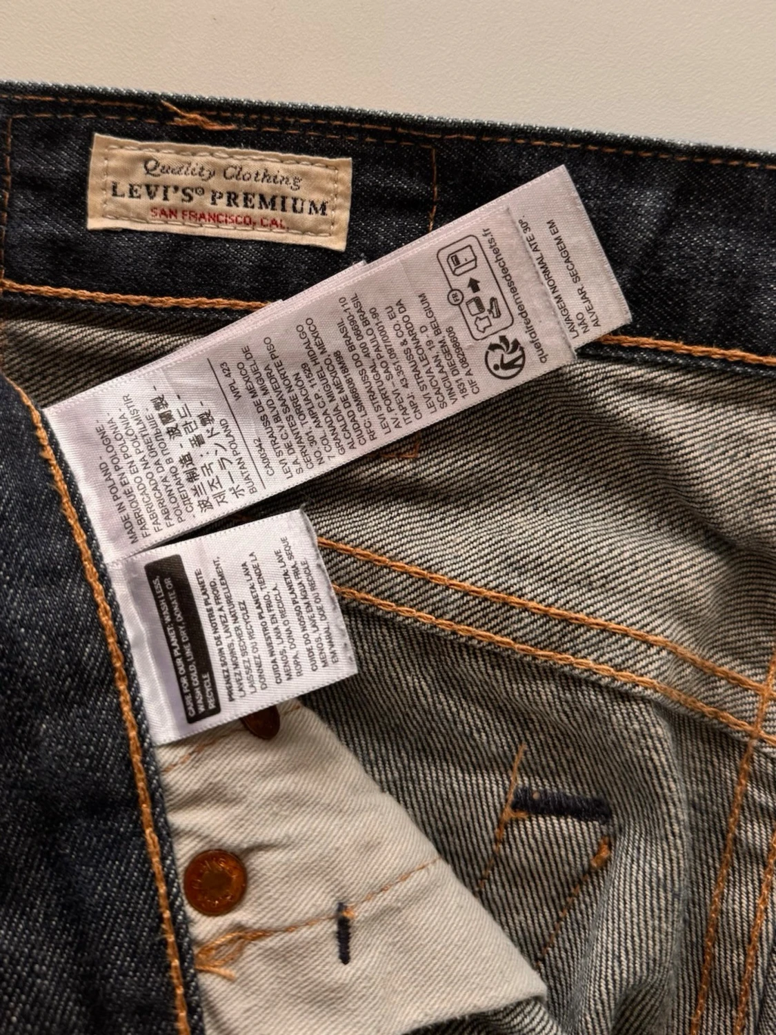 Levi's 501 mörkblå jeans 28/32 - 2