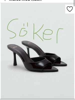 Klackar - Söker dessa från mango storlek 38!!!🤍🤍🤍