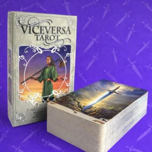 🫶78 st 🐦‍⬛Magiska Nya Viceversa Tarot 🤴plomberad vara - 🔯VÅGAR DU SPÅ ? Säljer,SNYGGA VICEVERSA   TARAT KORT, Du får 78st kort i paketet. Detta, unika tarotkortleken där varje kort har två sidor, vilket ger dubbla perspektiv me djupare tolkningar.*För hela familjen,festen el dig som vill utforska mystik, andliga världen, *våga utföra spådomom om du har självinsikten å kreativitet  ”spå på ett nytt sätt.*Inspirerande bilder med spännande symbolik.  Till Alla nyfikna! .*hög. Kvalité  För er som är modiga & vågar! *kontakta gärna mig innan köp mvh A