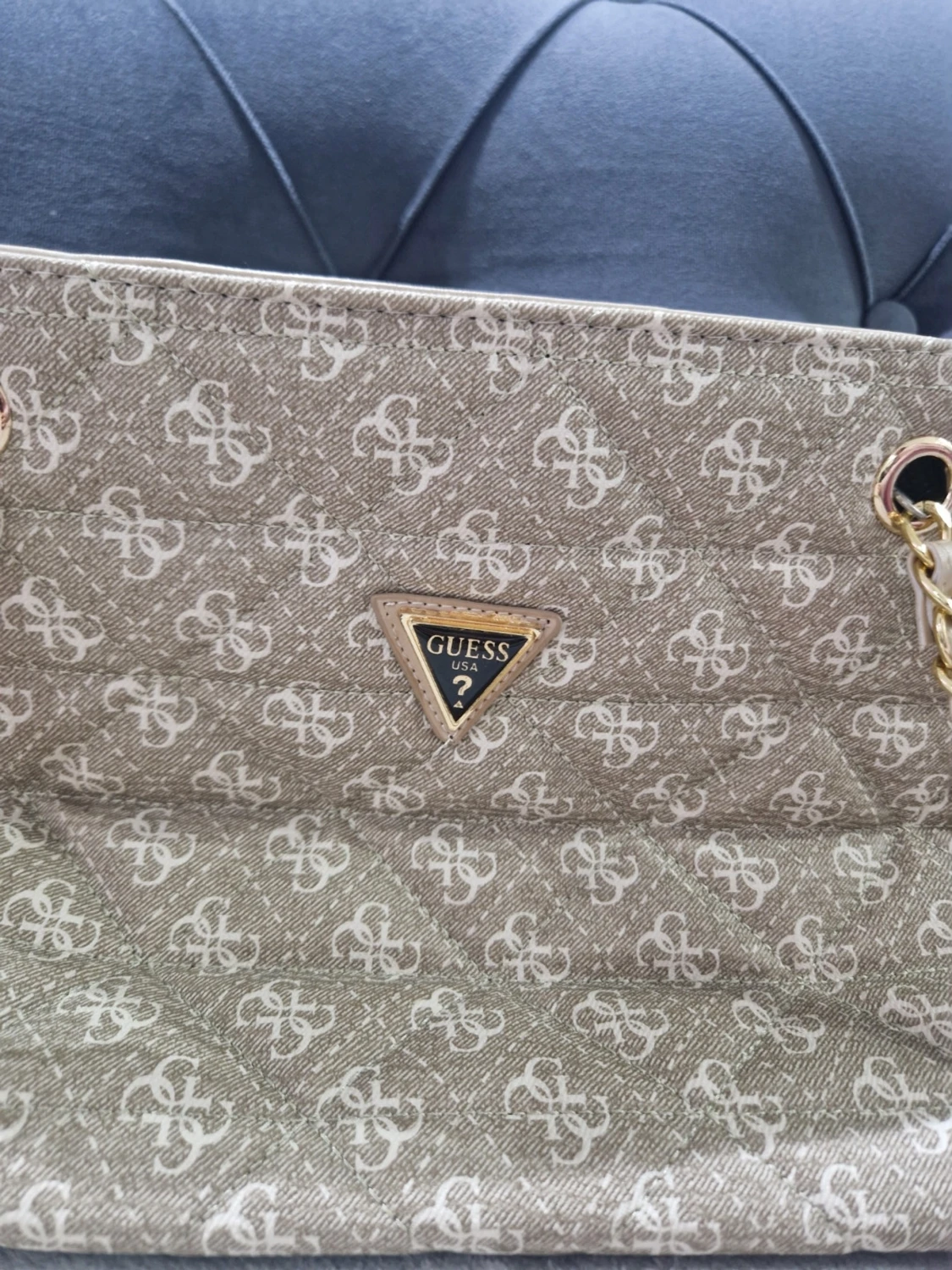 Beige axelväska  - 1