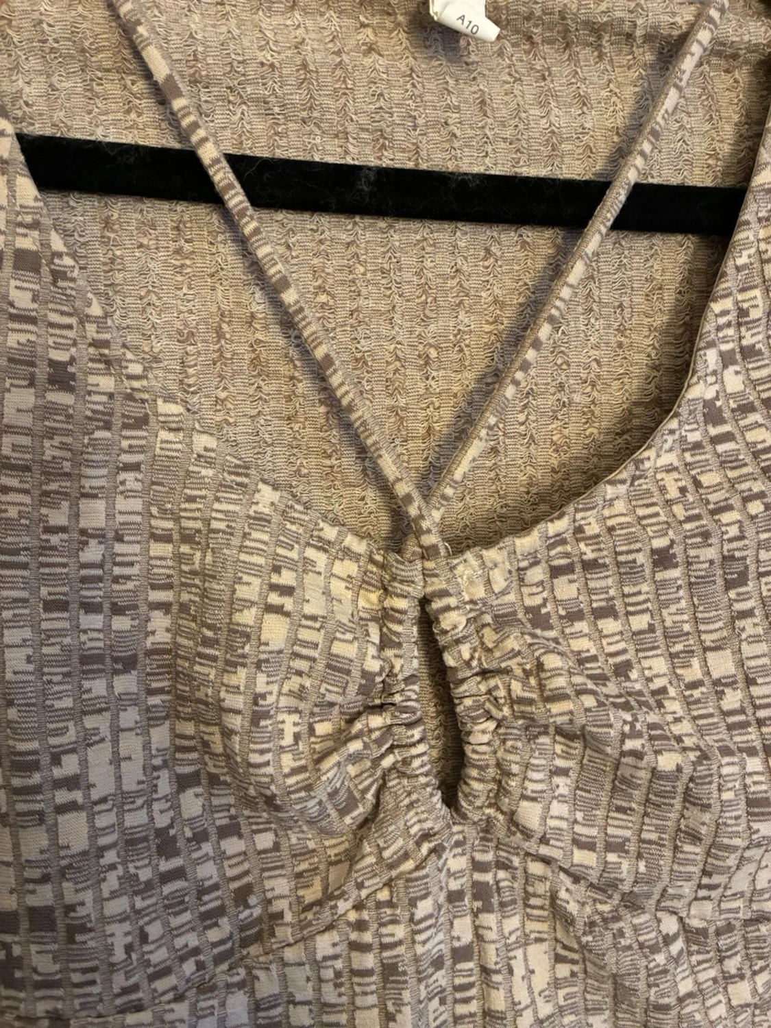 Beige mönstrad topp från H&M - 2