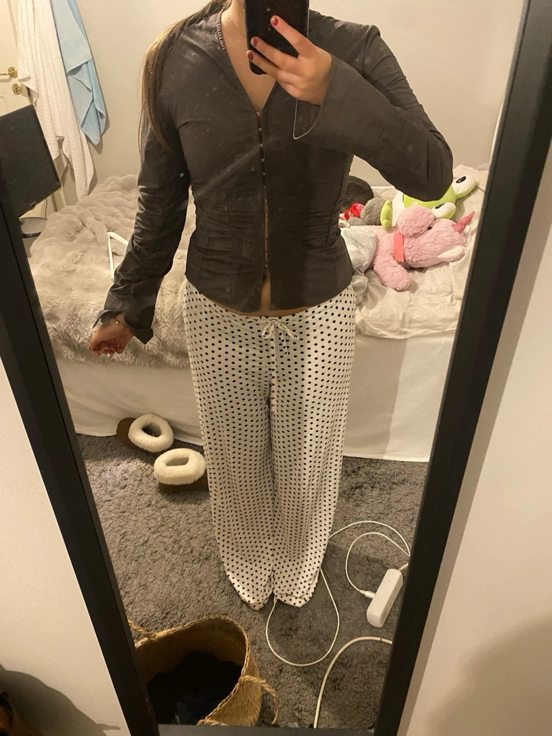 Grå grön topp  - 1