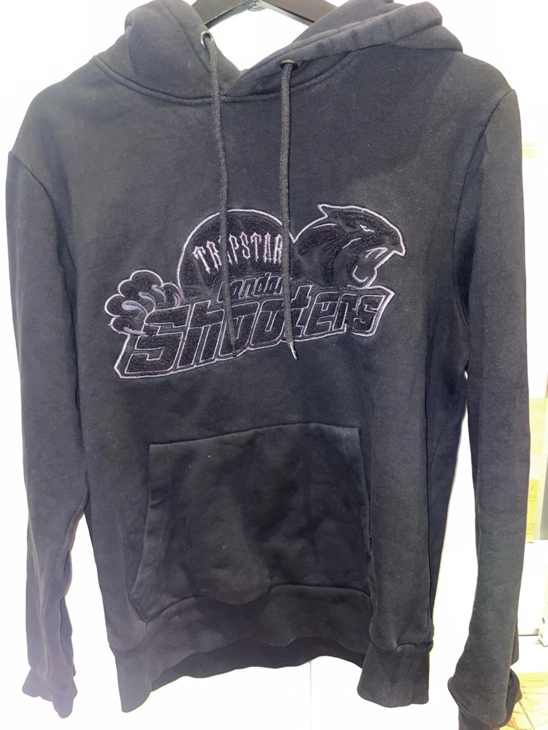 Svart Trapstar Hoodie