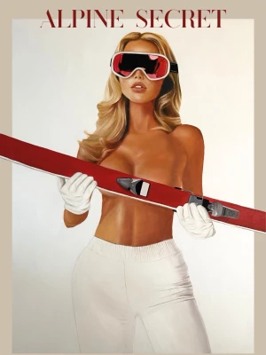 Poster ”alpine secret” - Poster ”alpine secret” från Artbytindrazofi köpt på merch sweden, stolek 50x70