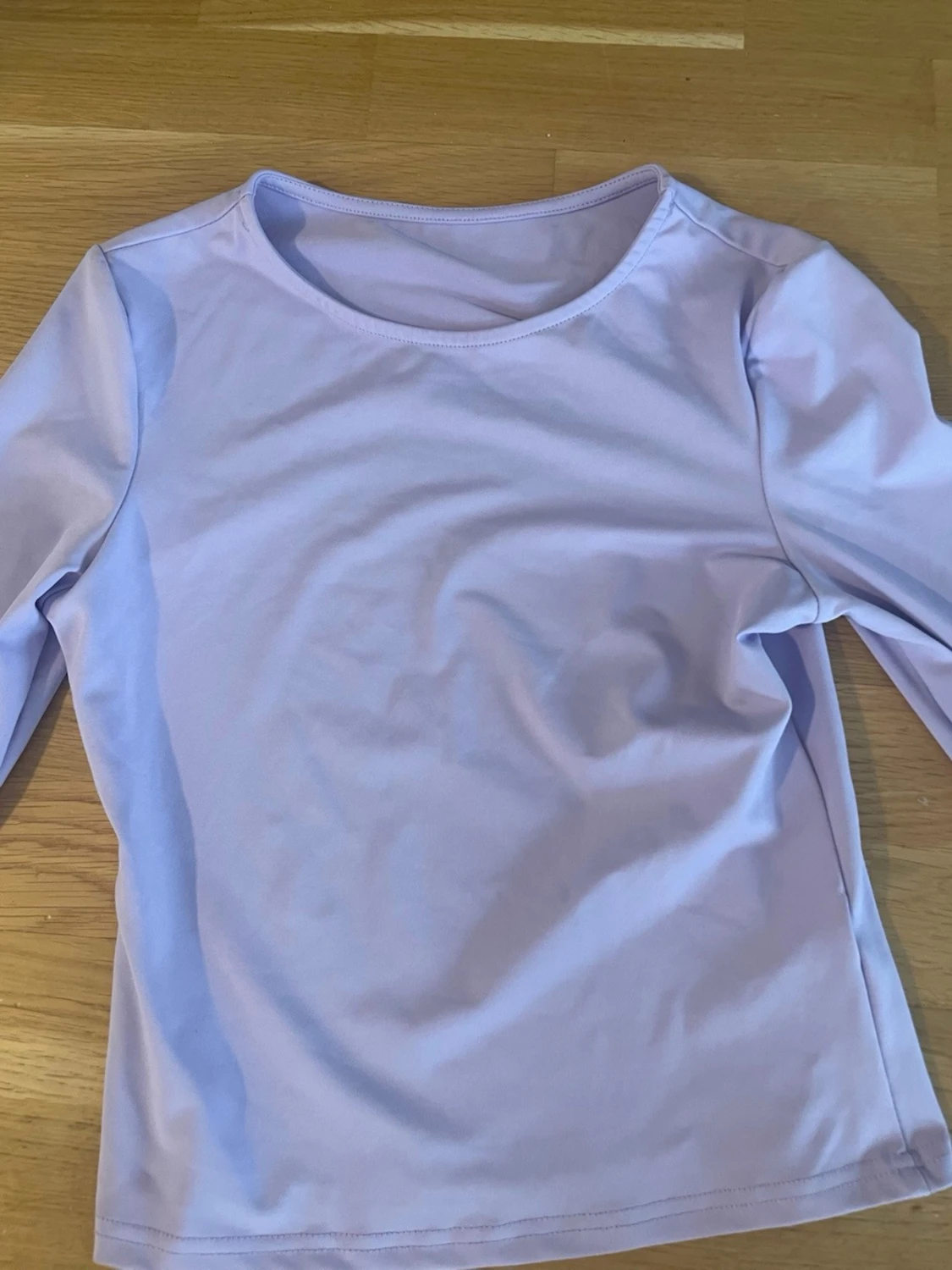 Ljuslila långärmad topp - 1