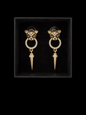 Guld örhängen  - GRATIS GÅVA MED VARGE ORDER!! Supertrendig stockholmsstil tjejer, ring guld. Vinter ring smycke. Gjord av mässing stål, jag svarar och skickar alltid snabbt!