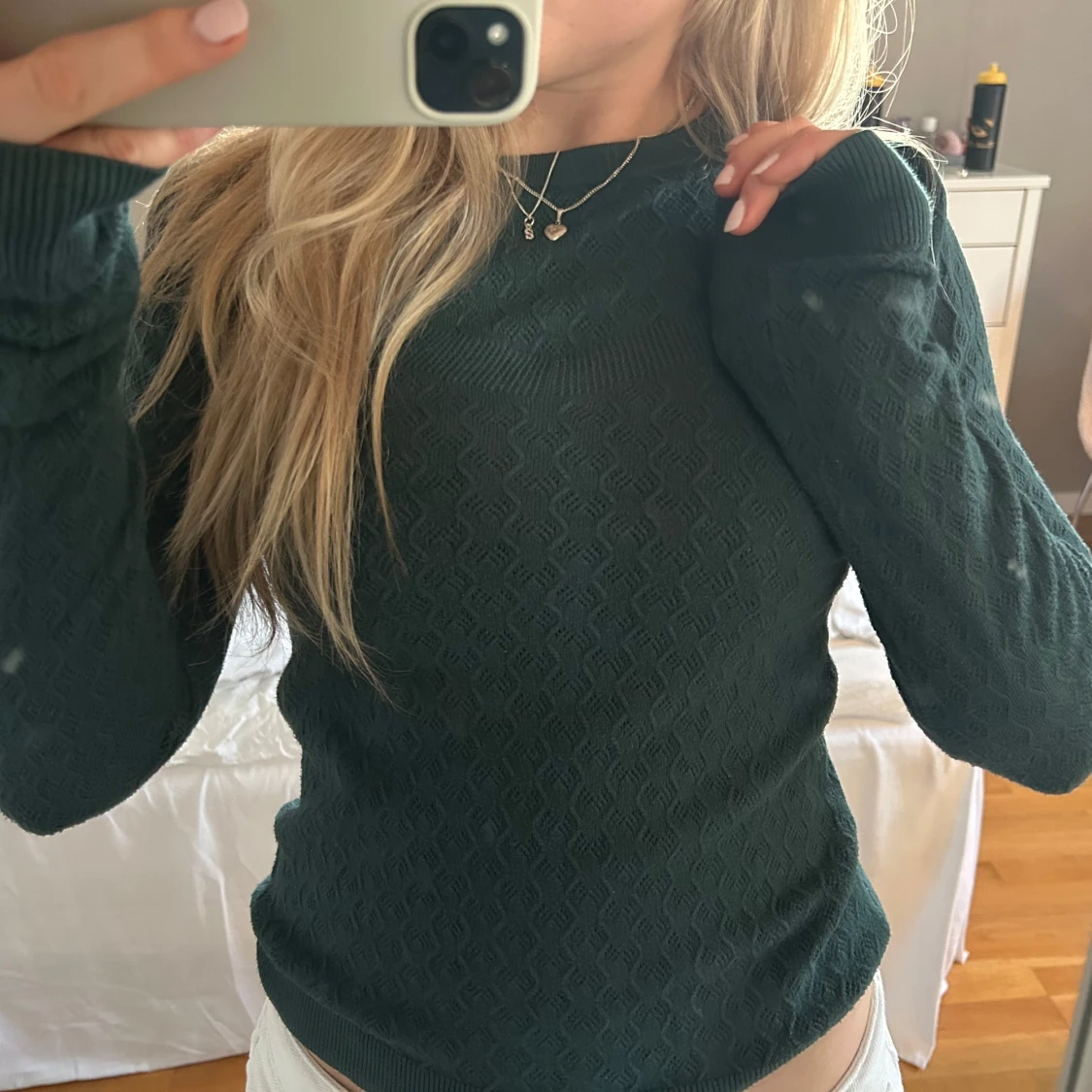 Grön topp med mönster - 4