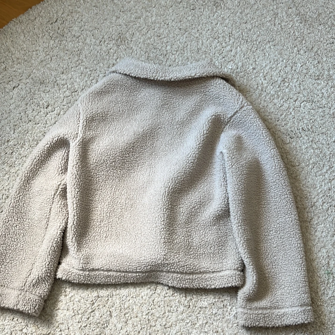 Beige teddyjacka - 2