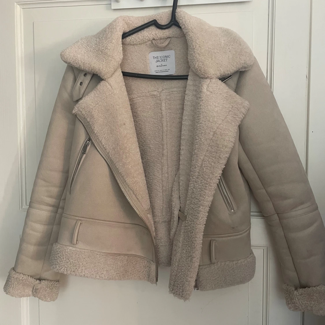 Beige vinter jacka från zalando!
