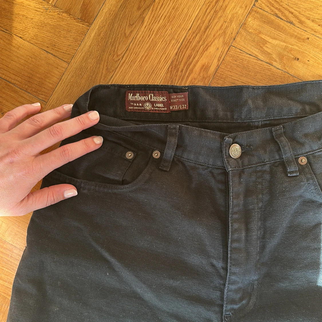 Svarta jeans från Marlboro Classics - 2