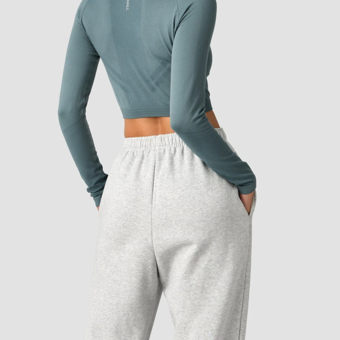 Långärmad träning crop top ICANIWILL  - 3