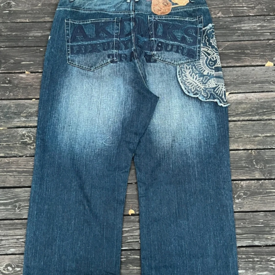 Blå wide jeans från Akademiks - 1