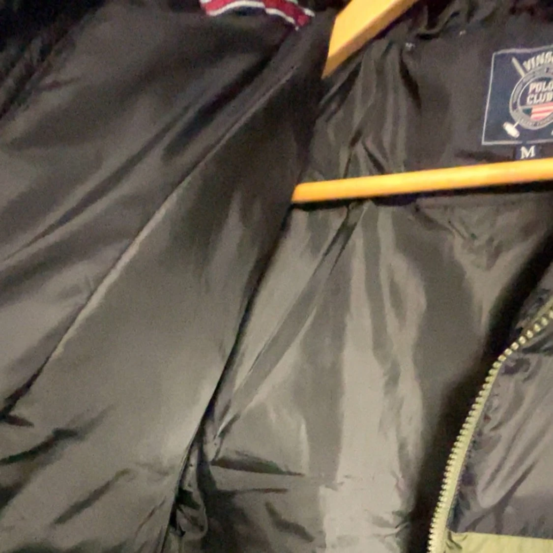 Grön och svart pufferjacka Vinson Polo Club - 3