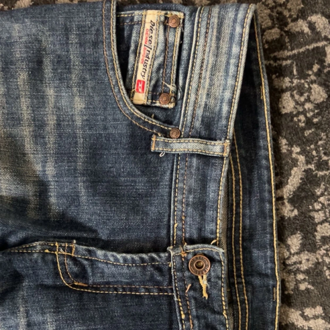 Lågmidjade vintage jeans - 1