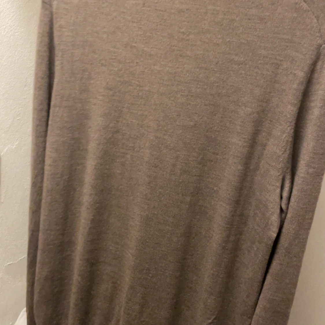 Beige merinoullskofta från Morris - 1