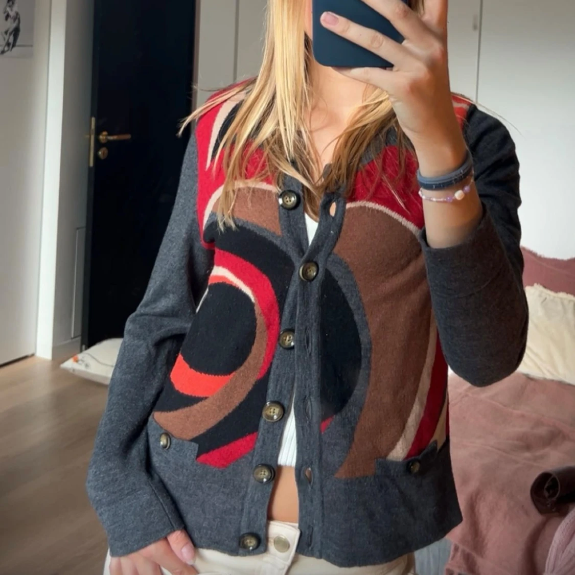 Mönstrad kofta från Betty Barclay - 1