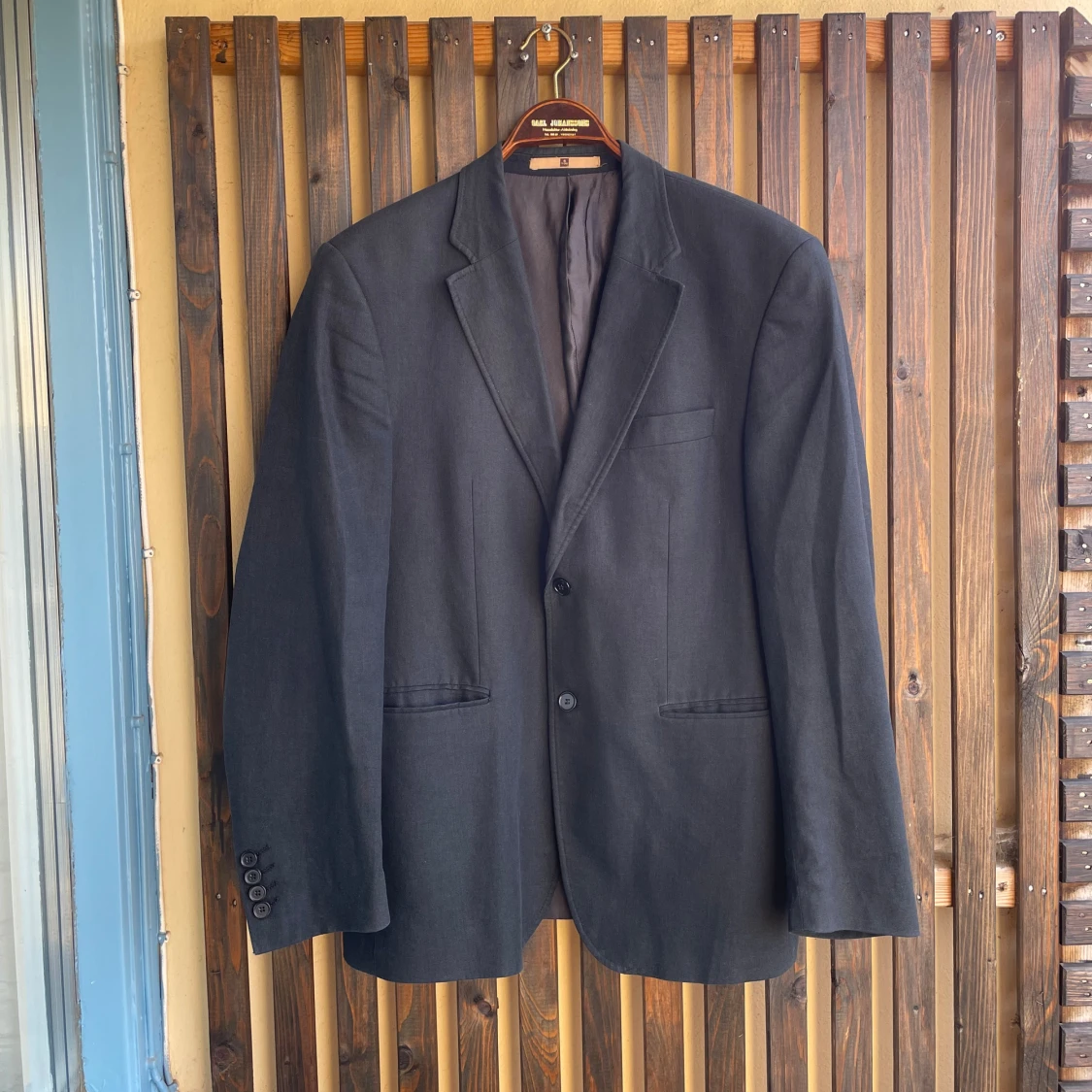 Svart kavaj från 4YOU i linne