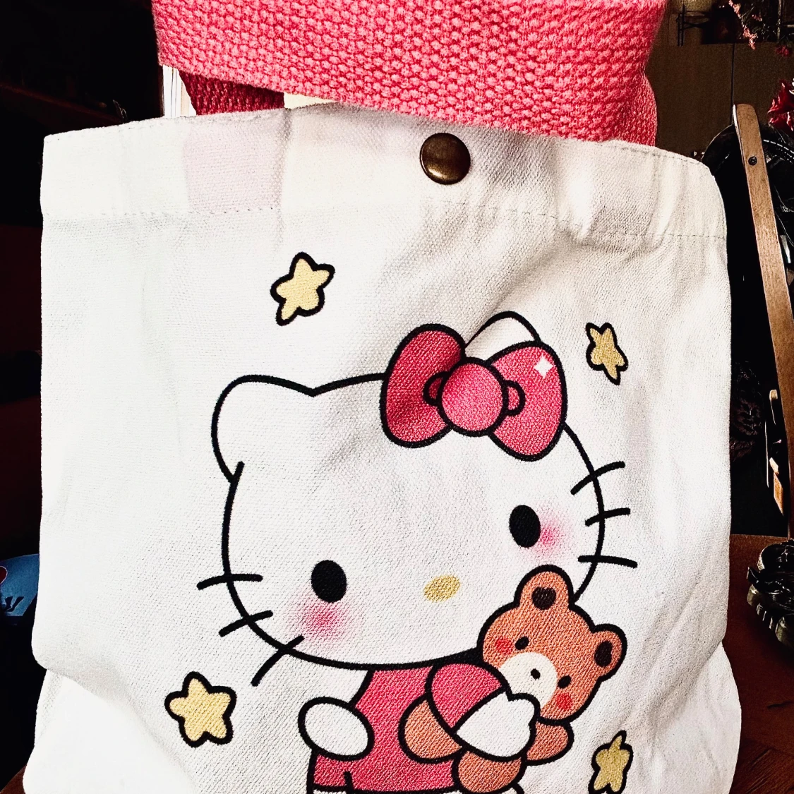 Söt liten tote bag med Hello Kitty-motiv! - 2