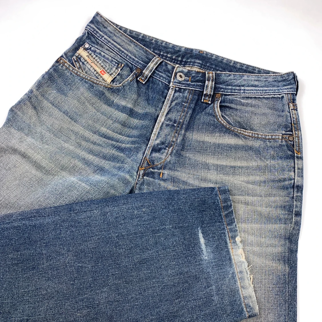 Blå raka jeans från Diesel - 3