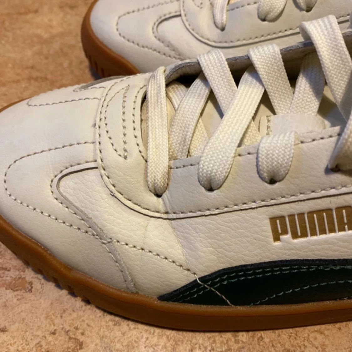 Puma CLUB 5v5 Unisex Green and White sneakers - 3
