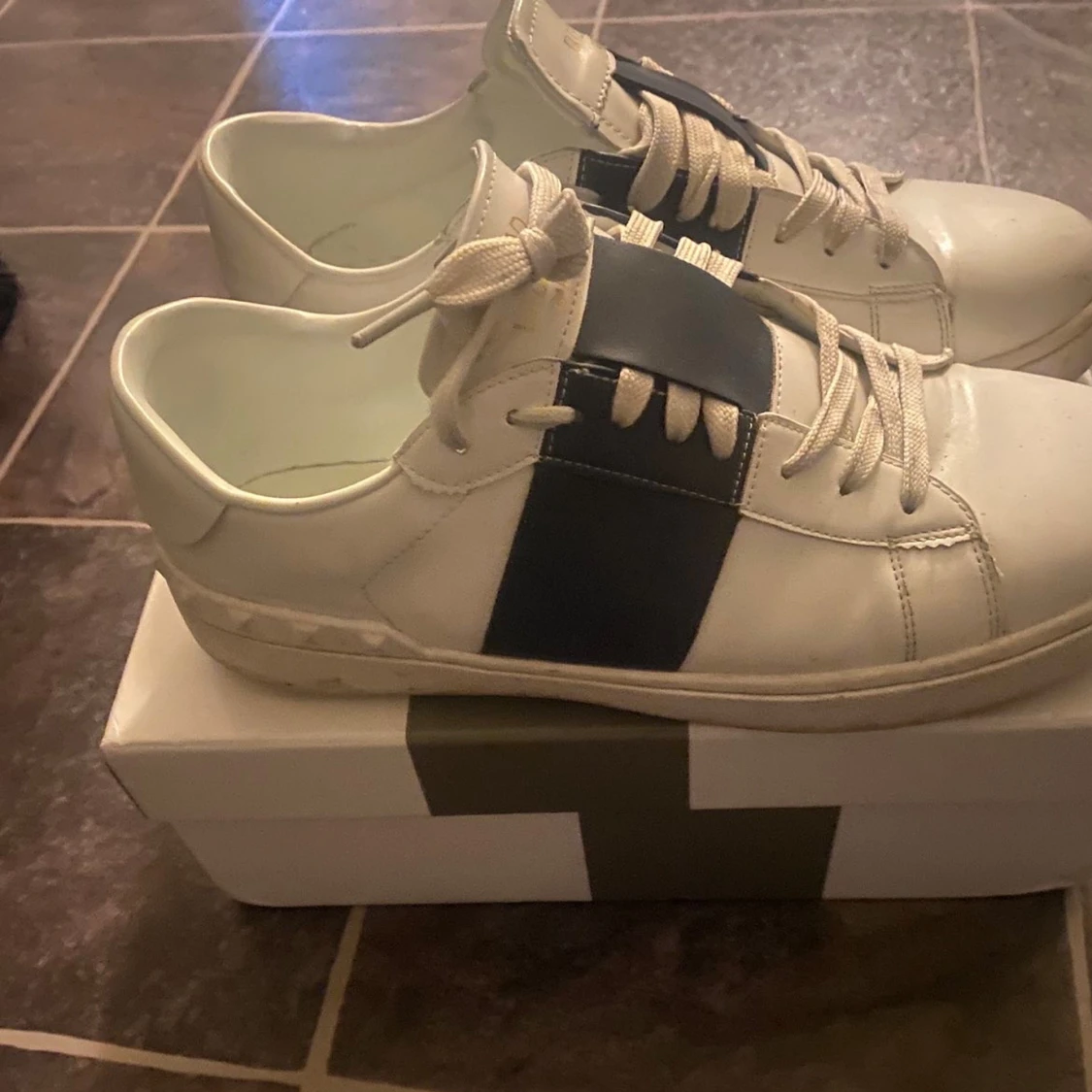 Valentino Garavani Open sneakers vit/blå - 2