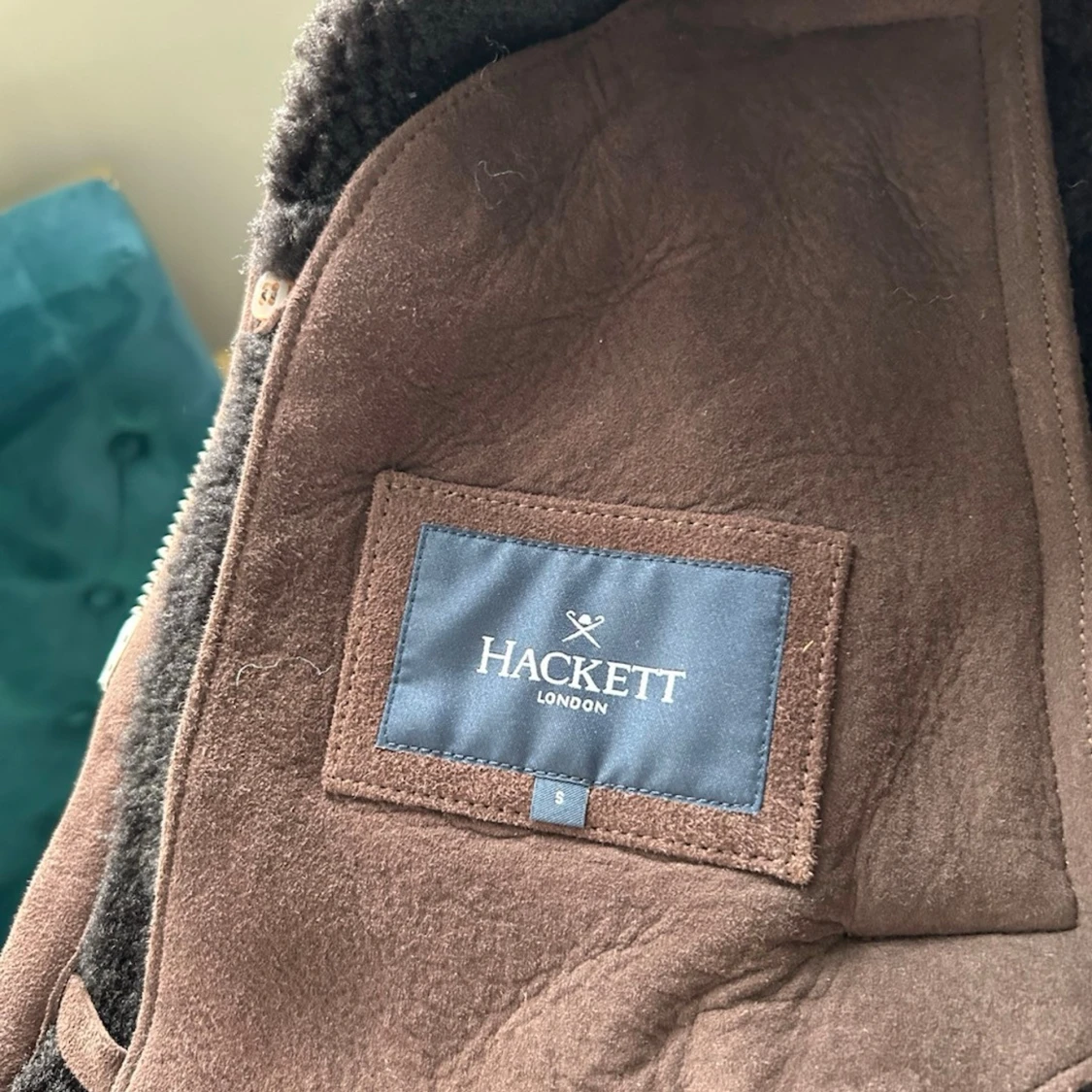 Ny hackett shearlingjacka - 5