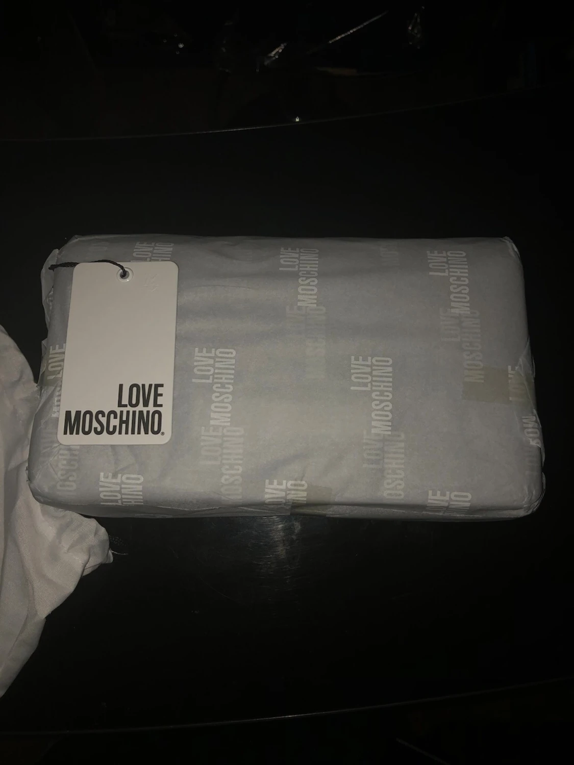 Svart quiltad axelväska Love Moschino - 3