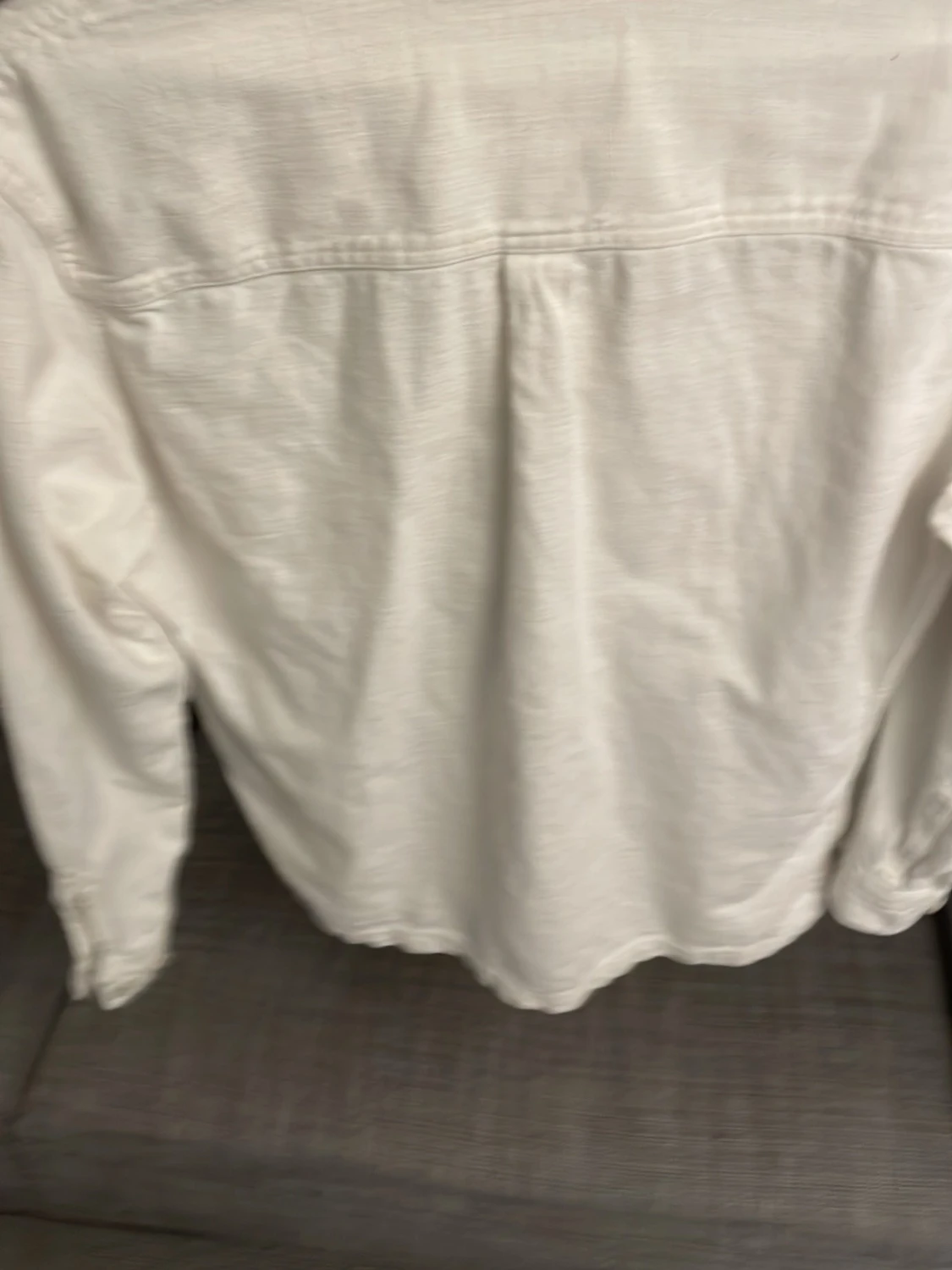 Vit overshirt med fickor - 2