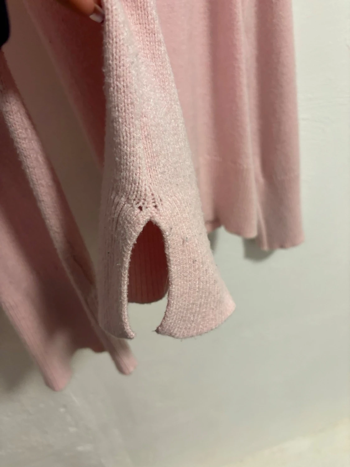 Ljusrosa stickad tröja från 157 - 2