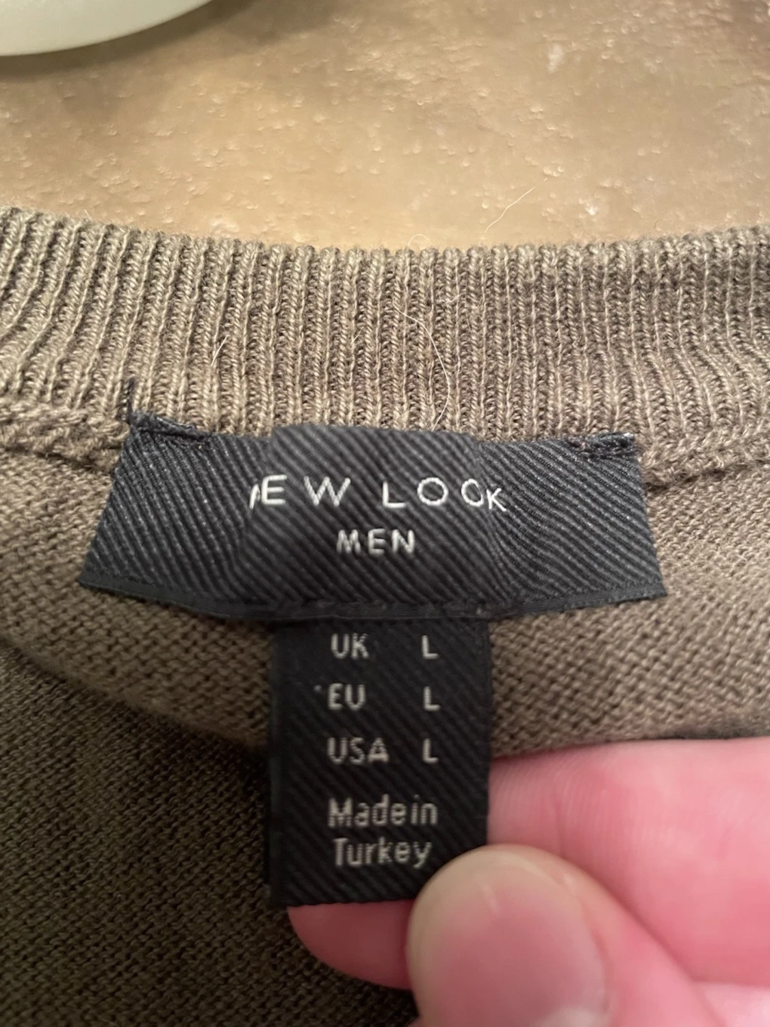 Olivgrön stickad tröja från New Look - 3