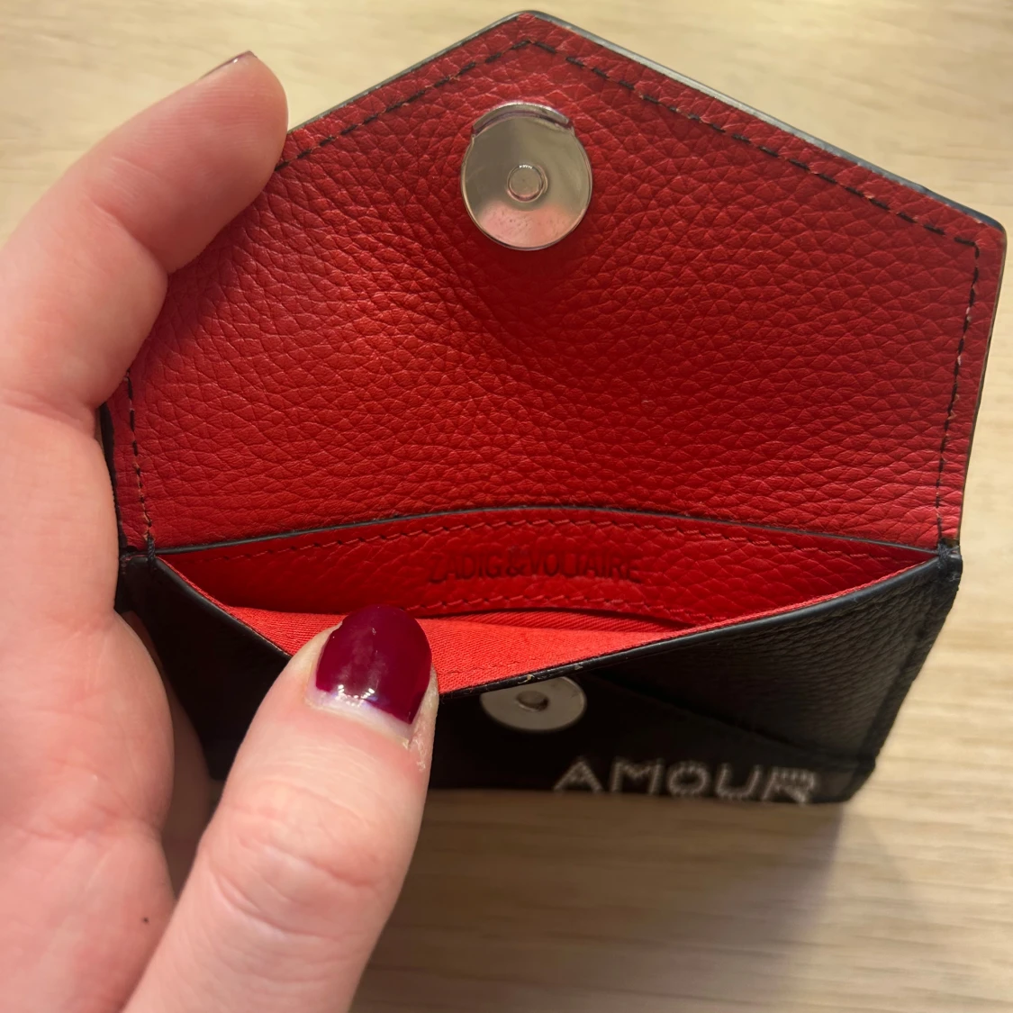 Svart Zadig & Voltaire plånbok med lås - 3