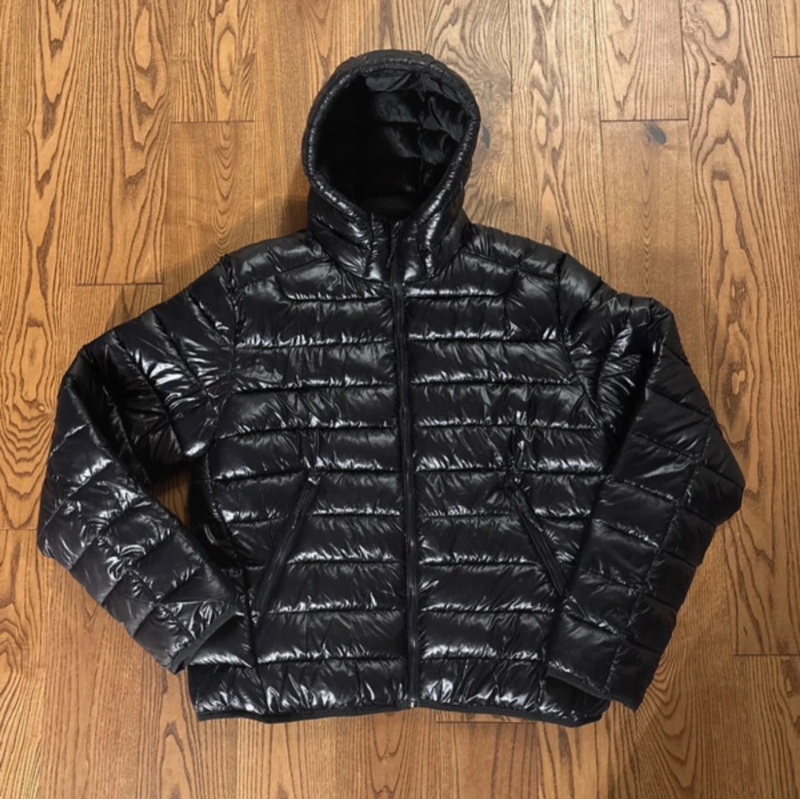 Svart pufferjacka från Bershka