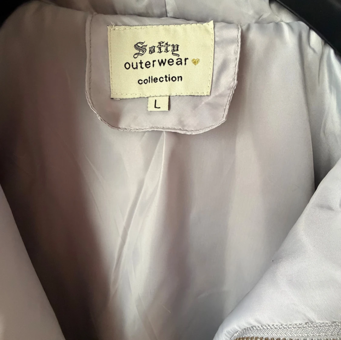 Ljusgrå pälsjacka med huva Softy - 2