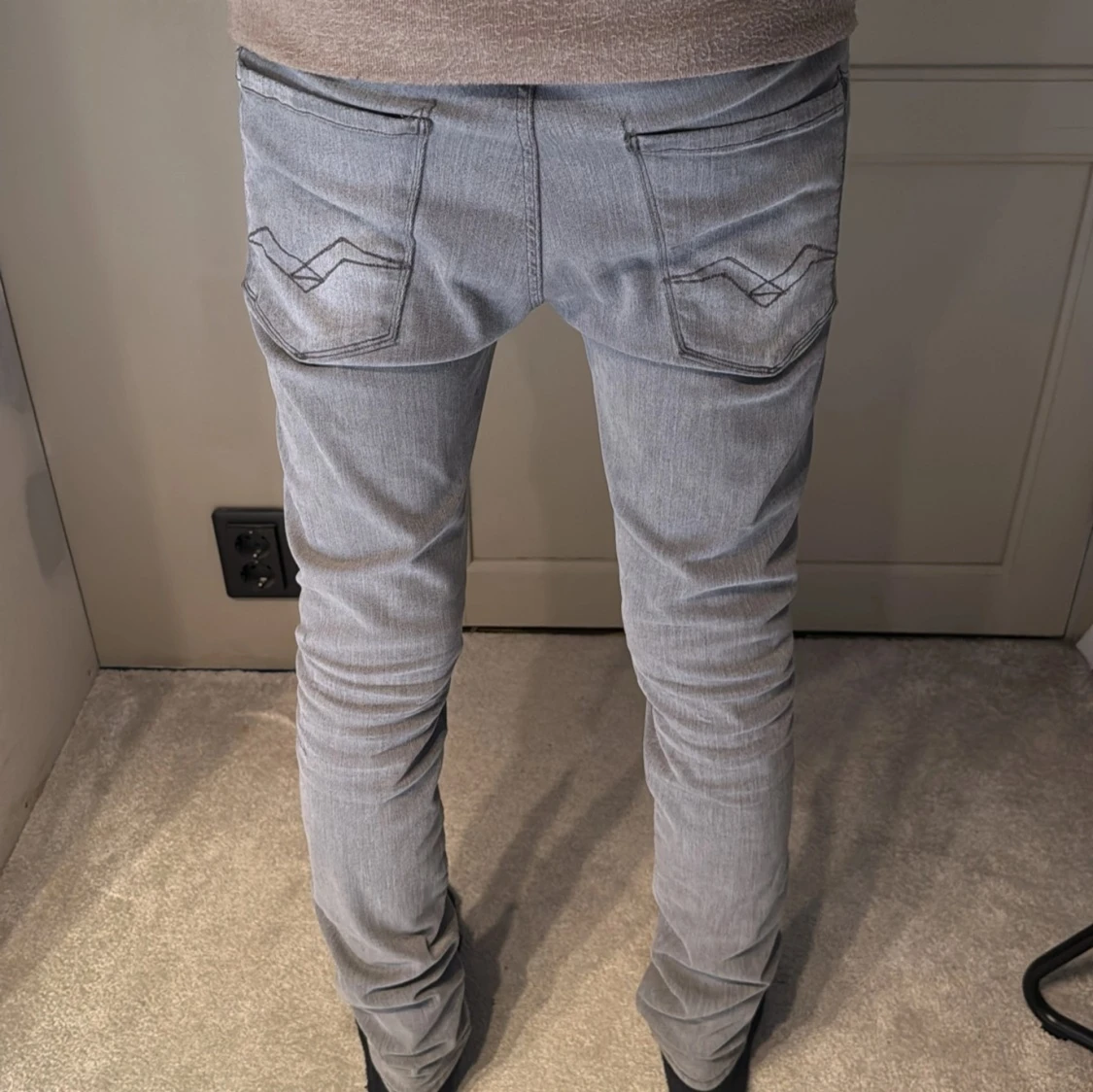 Gråa replay anbass jeans - 2