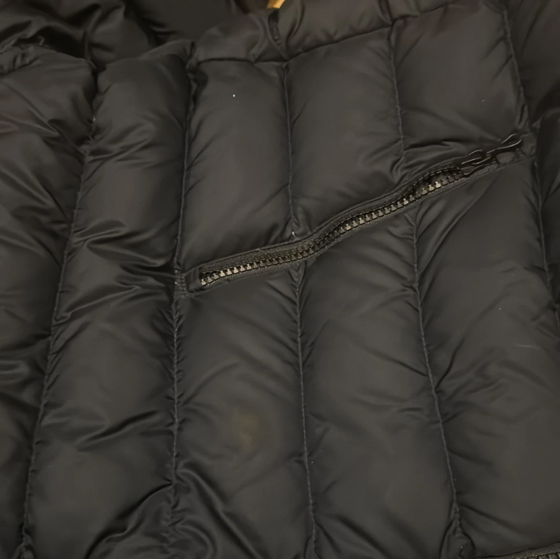 Mörkblå Colmar pufferjacka med huva - 3