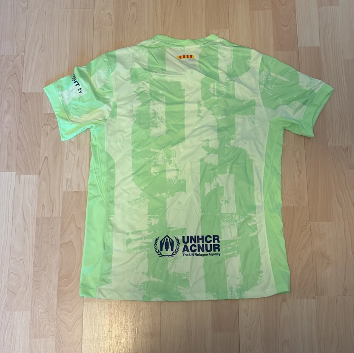 Barça Nike fotbollströja ljusgrön - 1