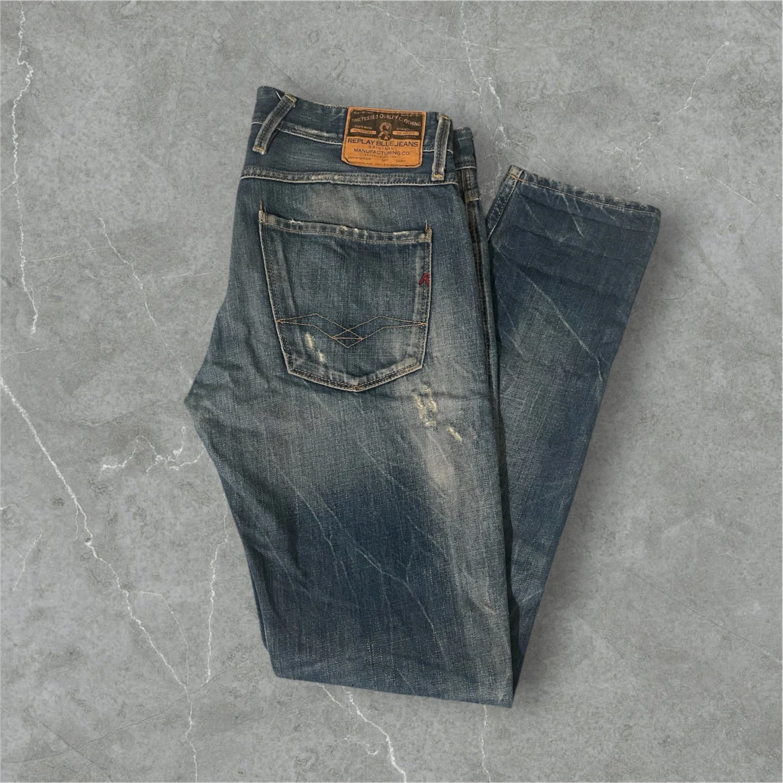 Blå/ljusblå jeans från Replay