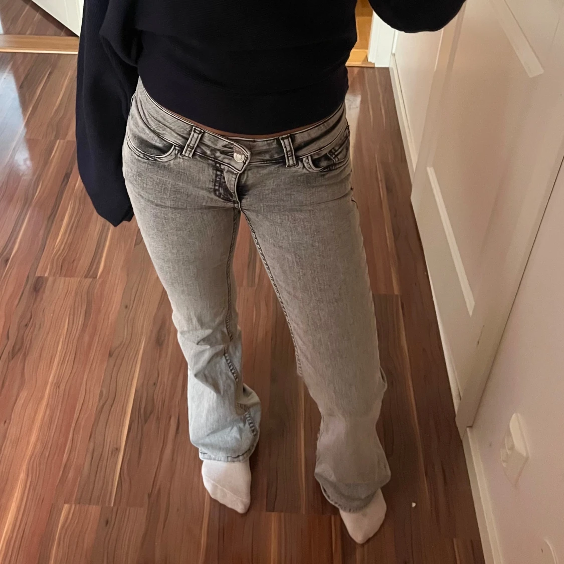 Lågmidjade jeans  - 1