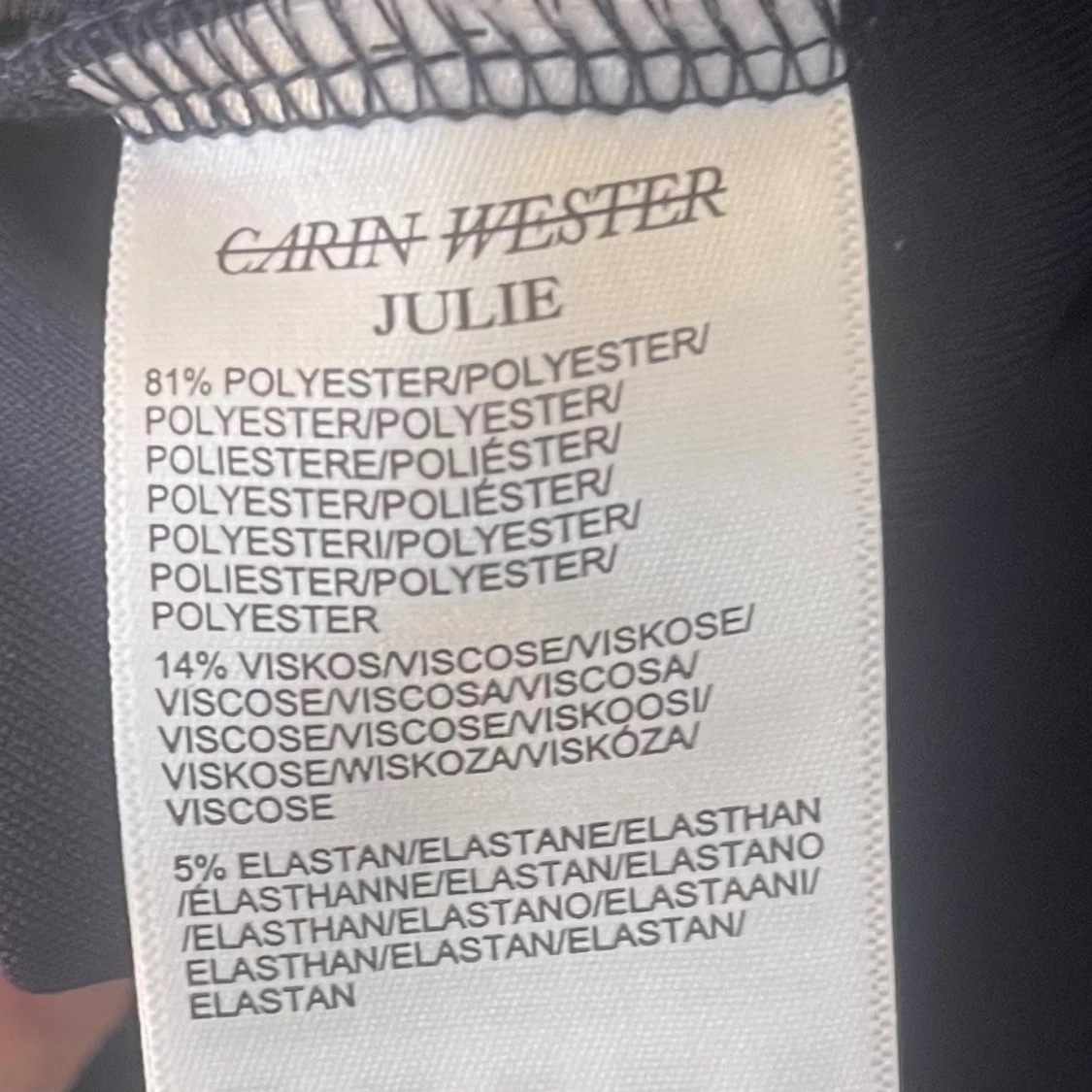 Marinblå klänning / lång tunika  Carin Wester  - 3